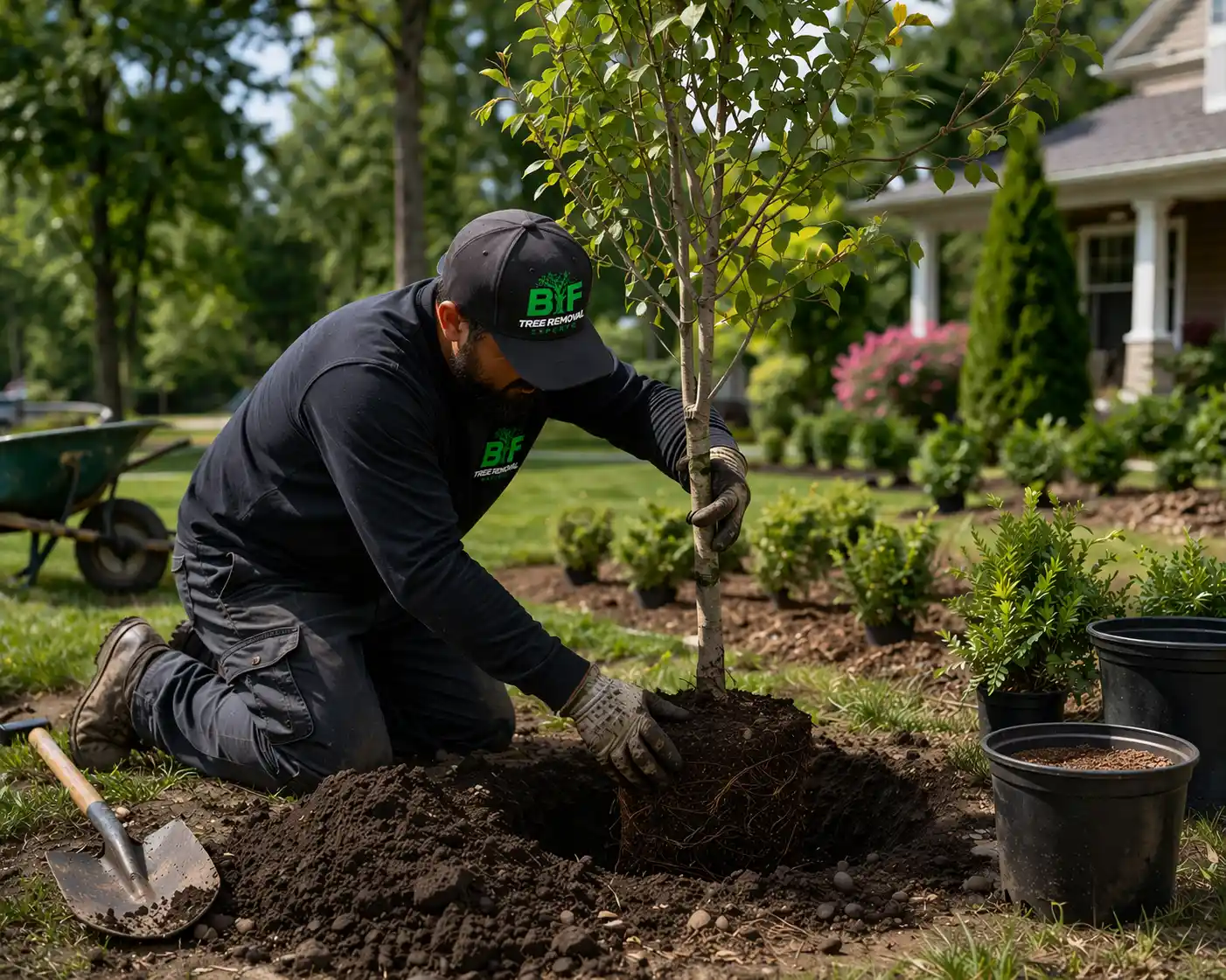 Our Planting & Transplanting Work in Connecticut